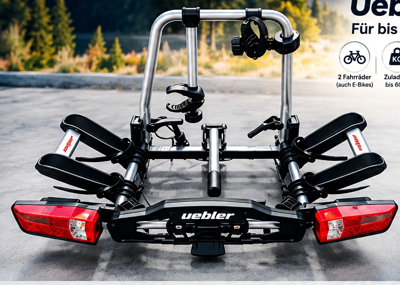 Uebler X21-S DC Fahrradträger vor neutralem Hintergrund